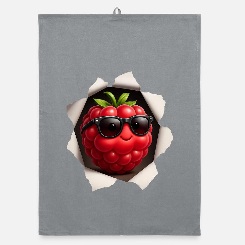 Raspberry Organic dish towel