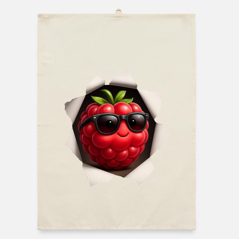 Raspberry Organic dish towel