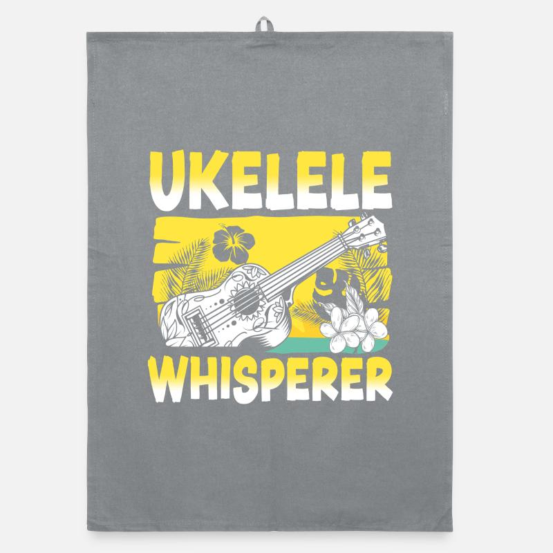 Hawaiian Ukulele Uke Ukulele Organic dish towel