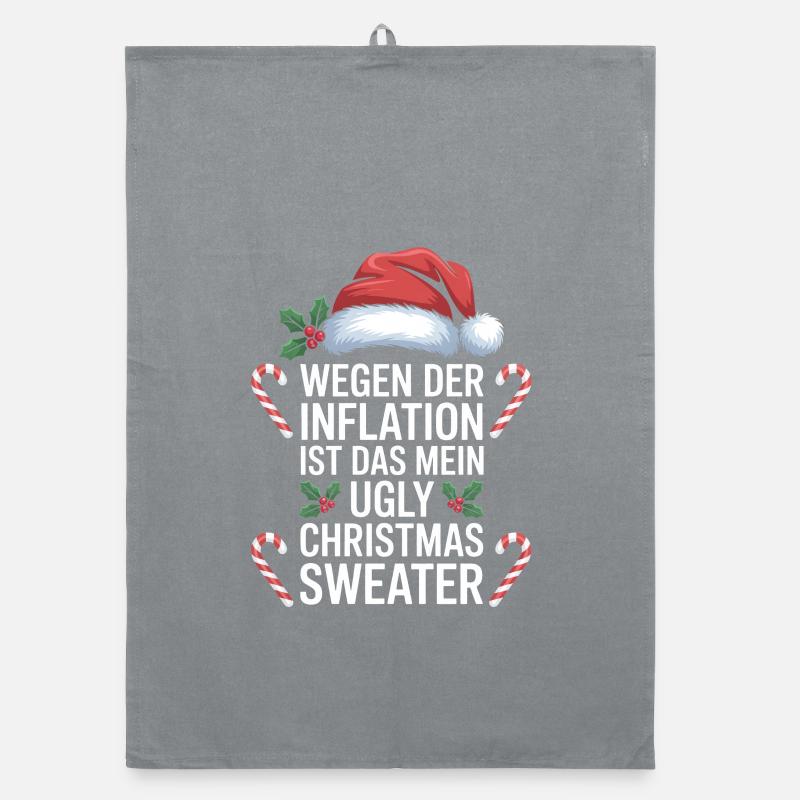 Pull de Noël moche et moche de l’inflation Torchon bio