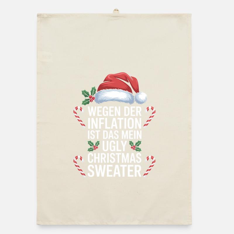 Pull de Noël moche et moche de l’inflation Torchon bio