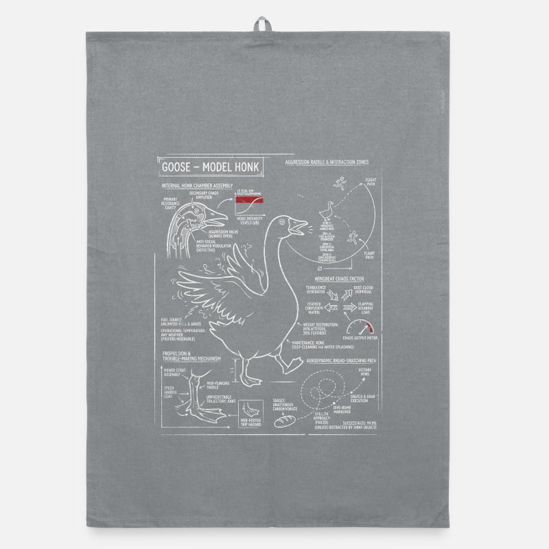Plan des oies : Modèle de klaxon Torchon bio