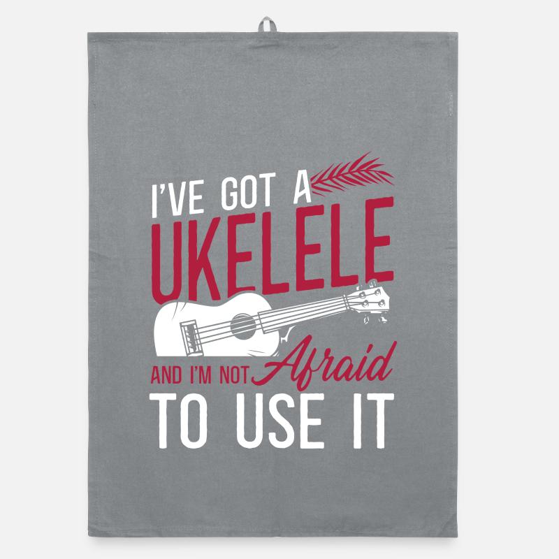 Hawaiian Ukulele Uke I've Got A Organic Geschirrtuch