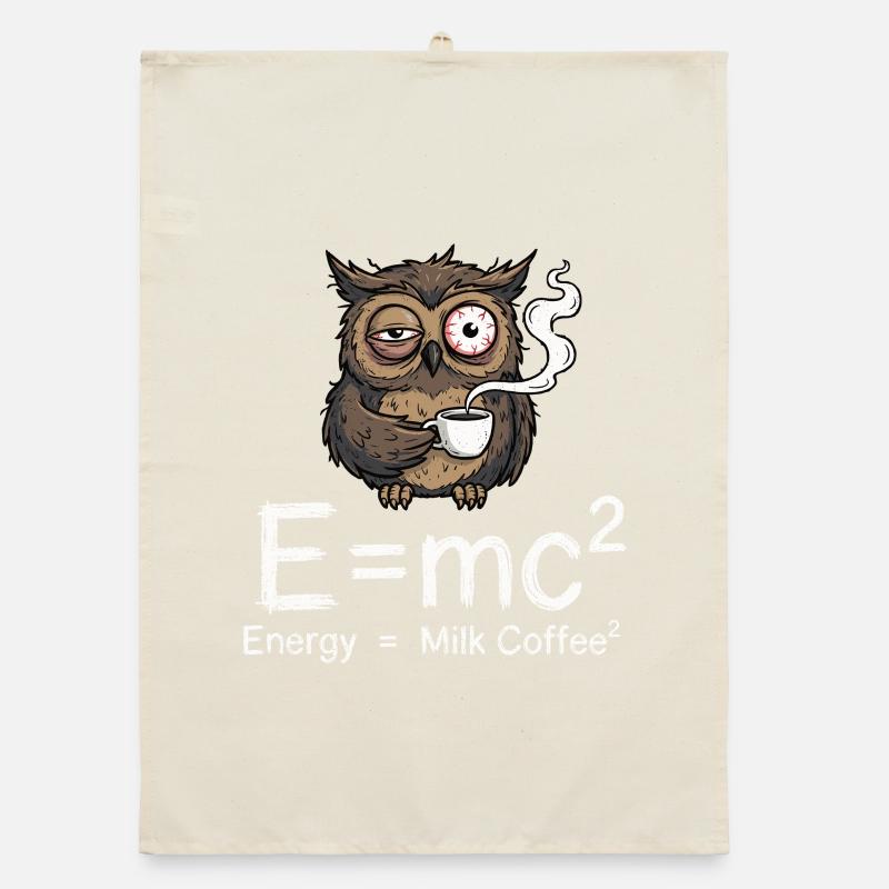 E=mc²: The true coffee formula Organic dish towel