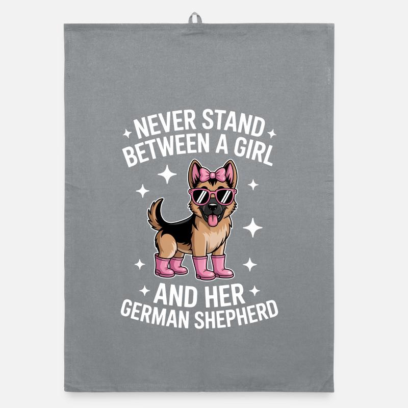 German Shepherd Sayings German Shepherd Gift Organic dish towel