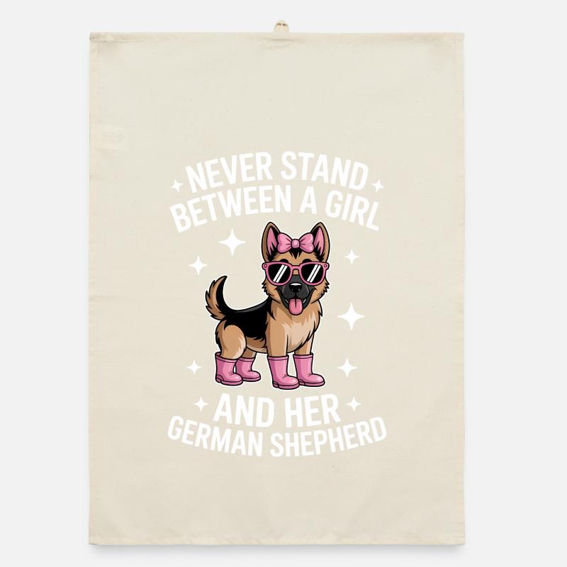 German Shepherd Sayings German Shepherd Gift Organic dish towel