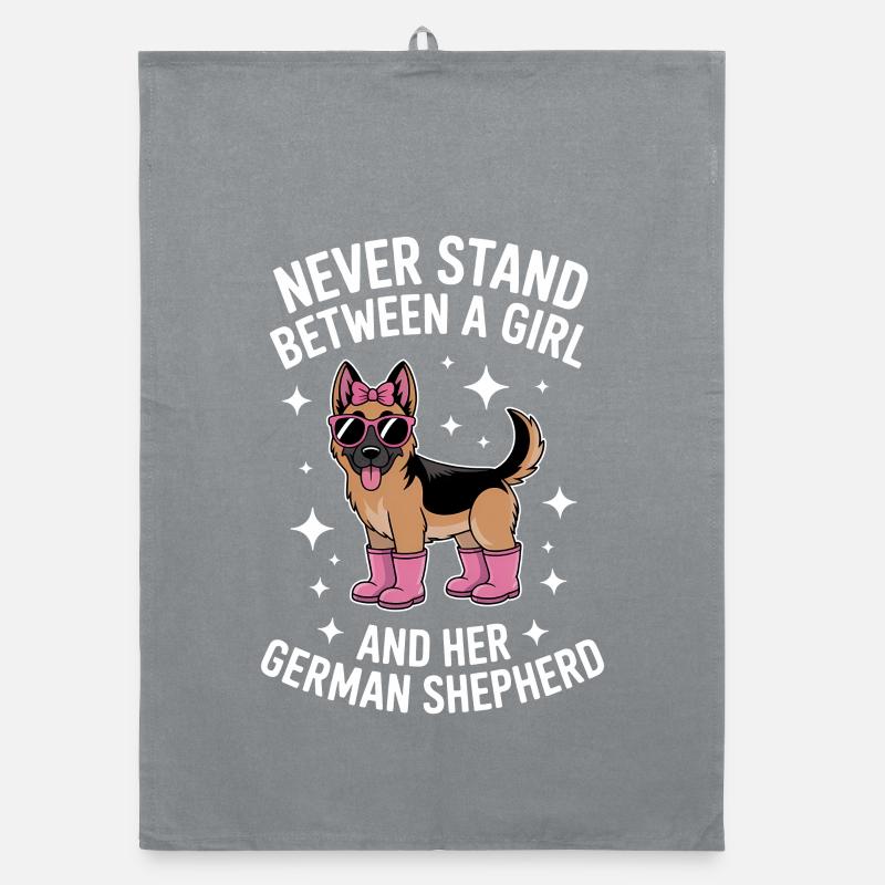 German Shepherd Sayings German Shepherd Gift Organic dish towel