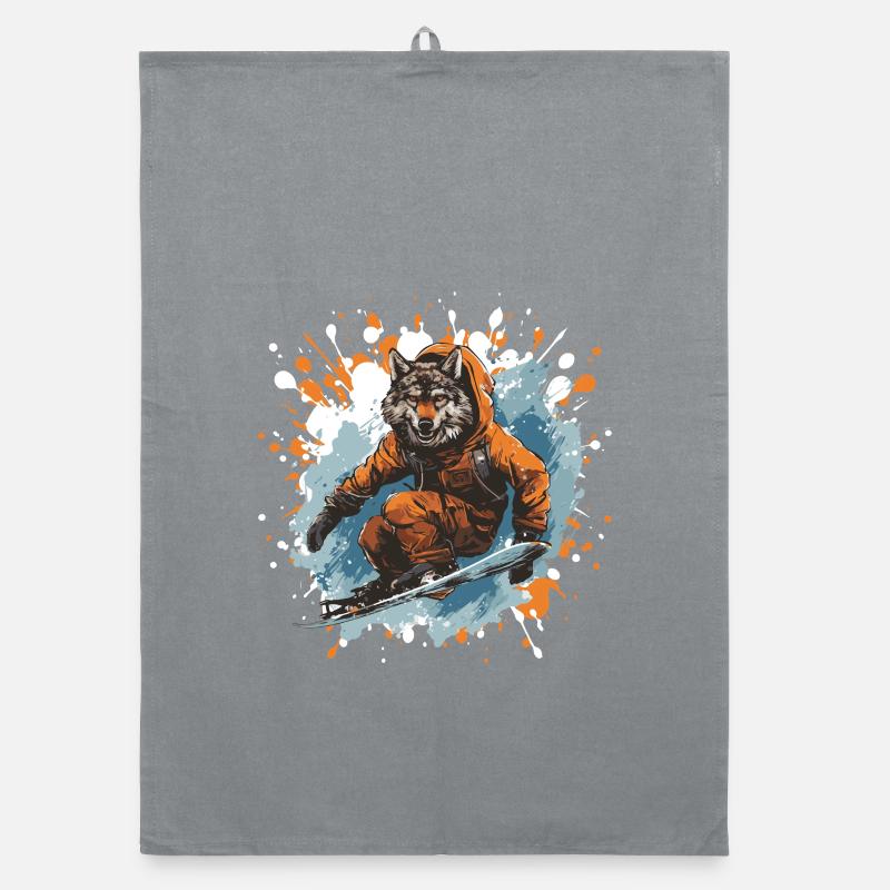 Planche à neige Wolf Torchon bio
