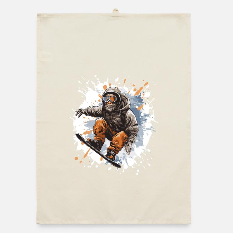 Singe Snowboard Torchon bio