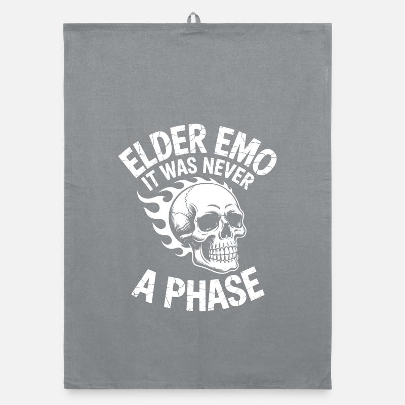 Elder Emo: It Was Never a Phase Organic dish towel