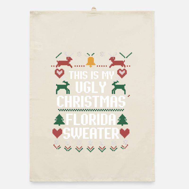 Pull de Noël laid de Floride Torchon bio