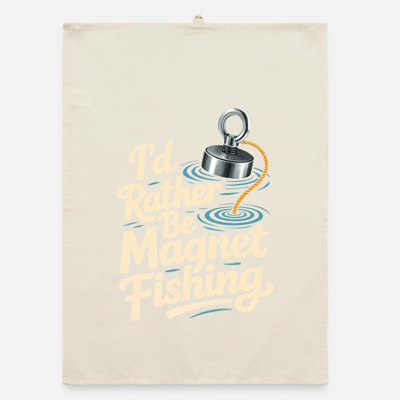 I'd rather magnet fish Organic dish towel