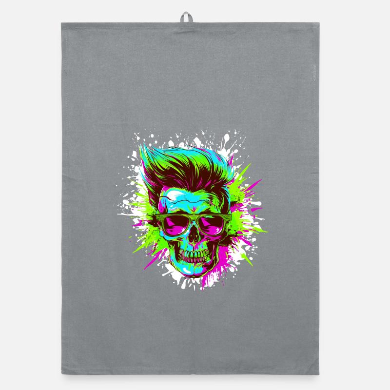 Techno Skull Party Torchon bio