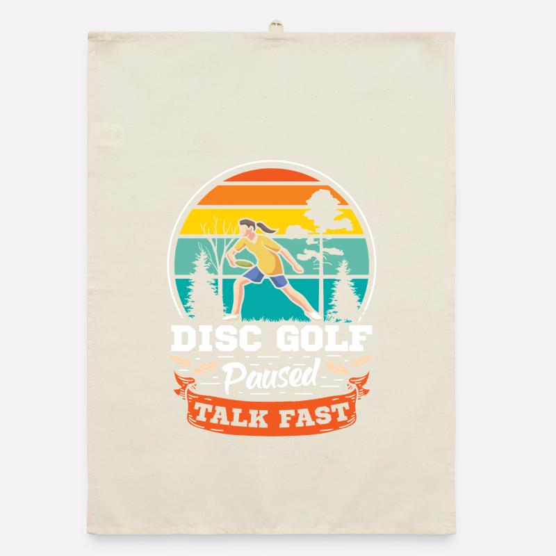 Disc Golf Geschenke Discgolf Organic Geschirrtuch