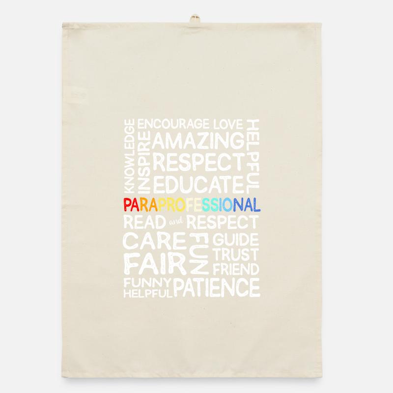 Paraprofessional Paraeducator Lehrerassistent Organic Geschirrtuch