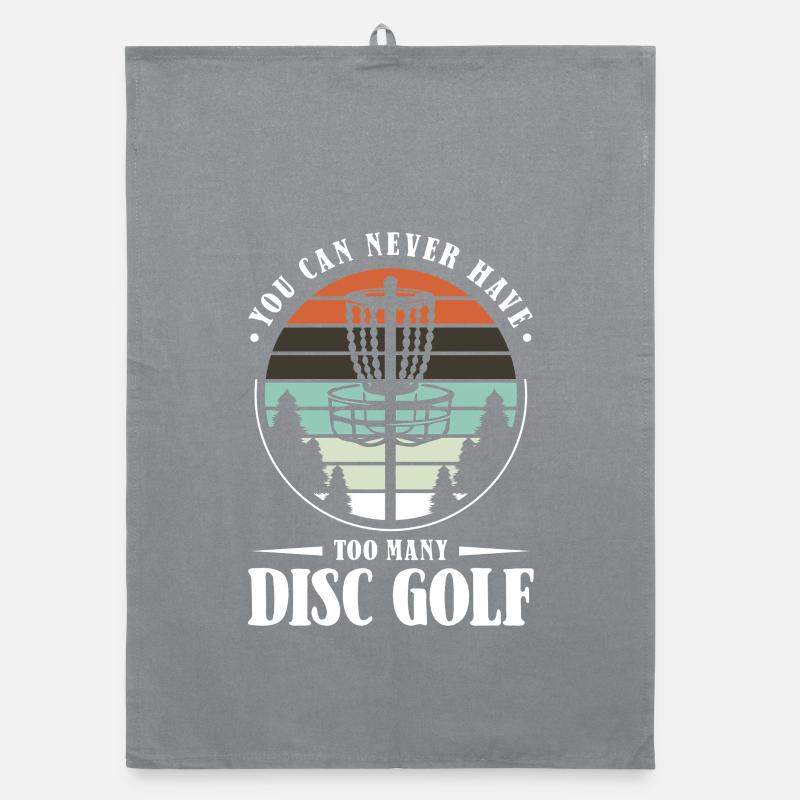 Cadeaux de disc golf Disc Golf Torchon bio