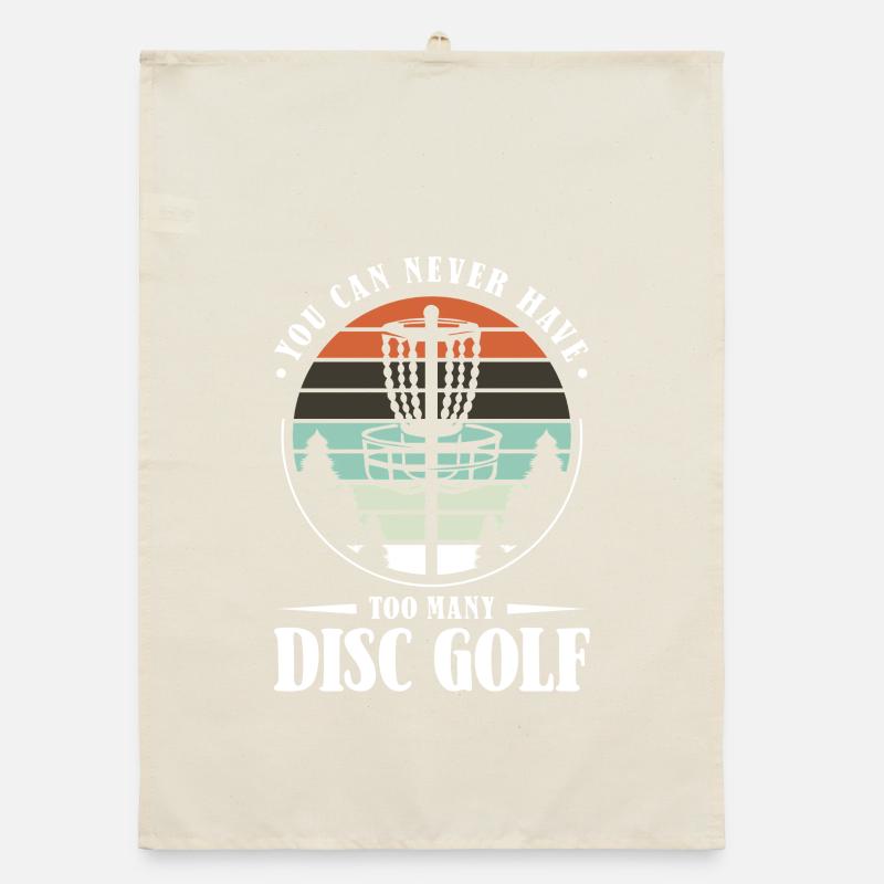 Disc Golf Geschenke Discgolf Organic Geschirrtuch