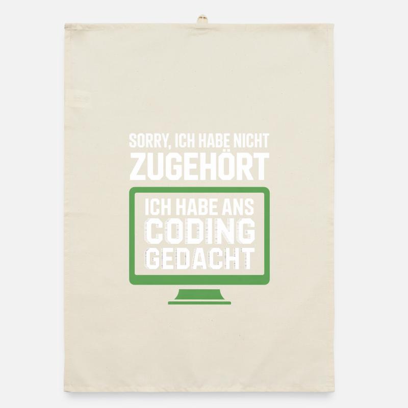 Coding Thinking instead of belonging Organic dish towel