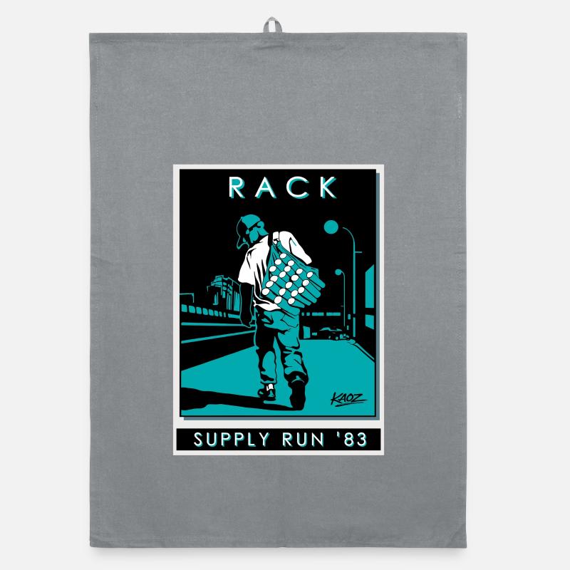 Rack Supply Run '83 Organic Geschirrtuch
