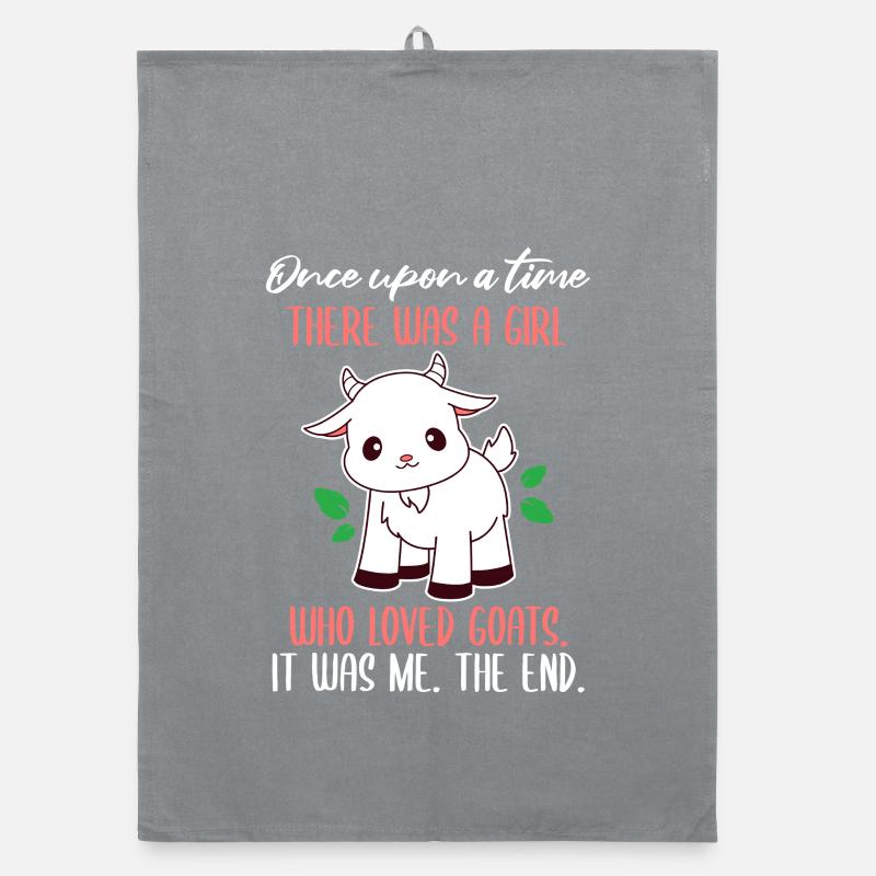 Goat Love Tale Organic dish towel