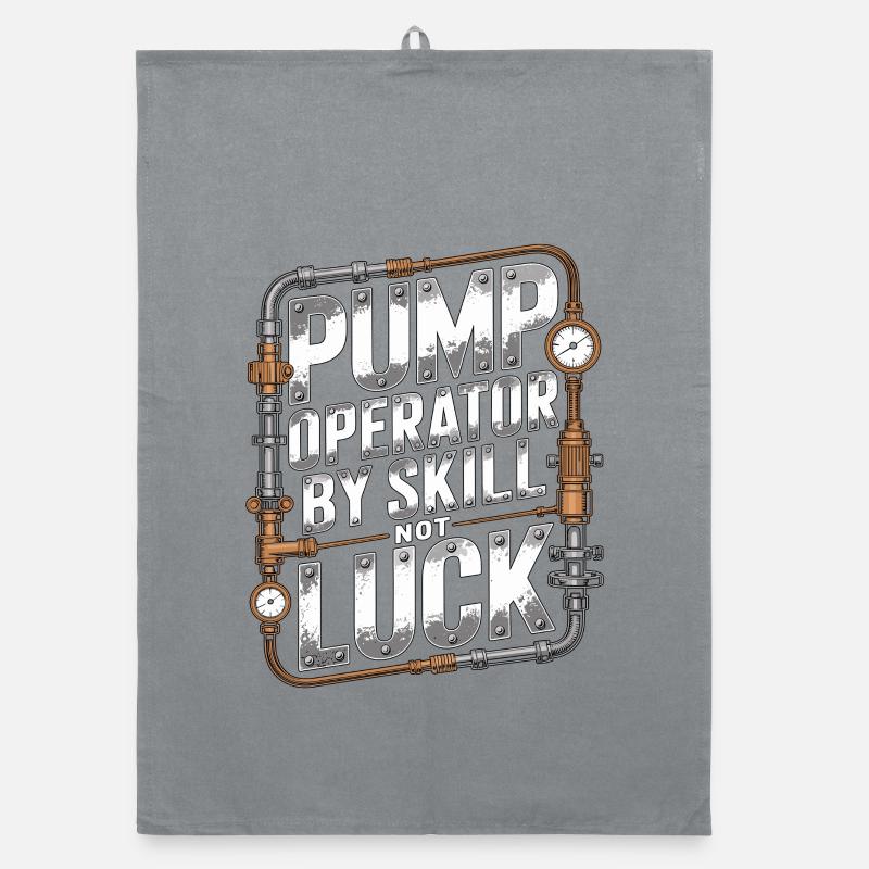 Fire Engineer Pump Operator By Fire Department Organic Geschirrtuch