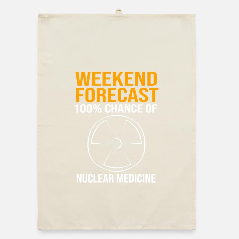 Nuklear Nuklearmedizin Atom Radiologie Organic Geschirrtuch