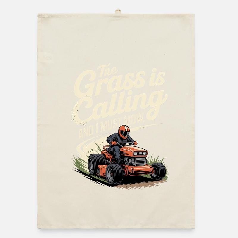 Course de tracteurs à pelouse Course de tondeuses à gazon Torchon bio