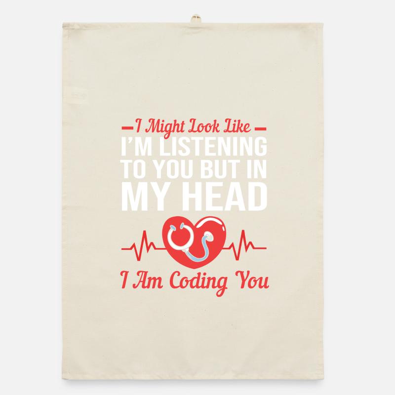 Medizin Programmierer Medizinischer Coder Organic Geschirrtuch