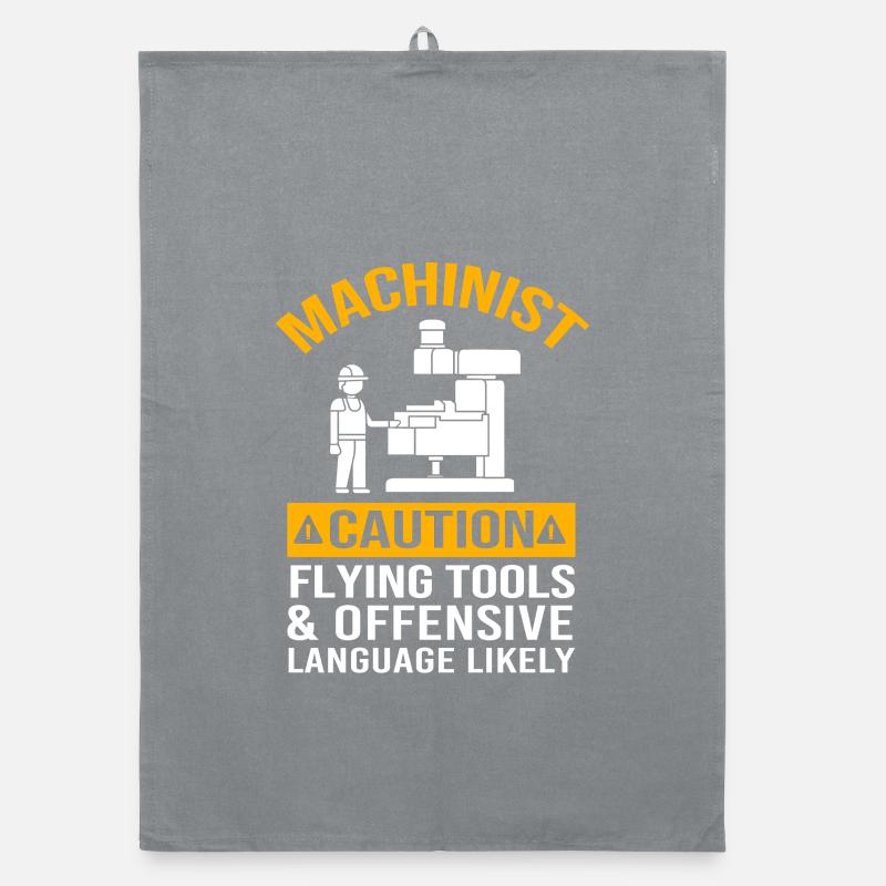 CNC Machinists Cutting Machine Operators Turners Milling Cutters Organic dish towel