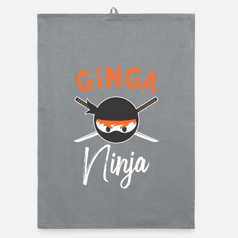 Emblème du ninja Ginga Torchon bio