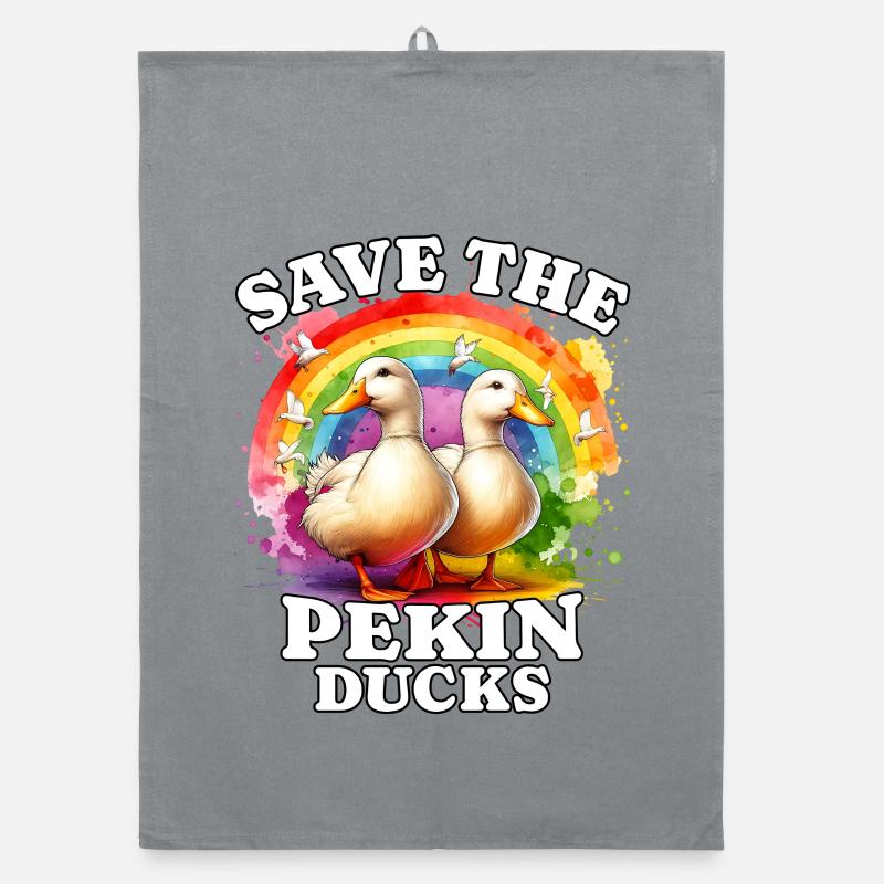 Peking duck Save Pekin Duck Organic dish towel