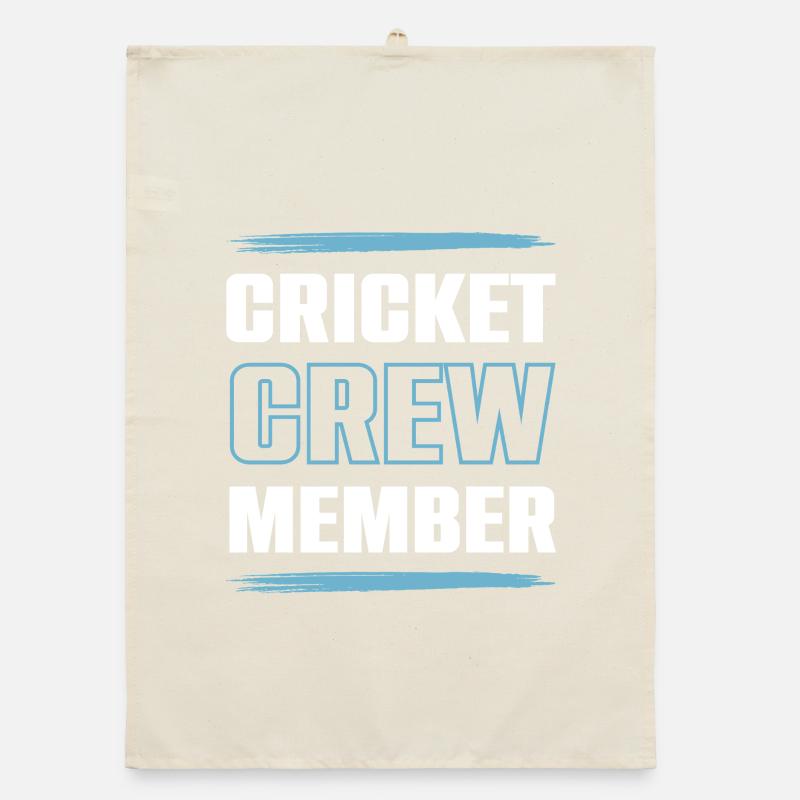 Équipe de cricket Torchon bio