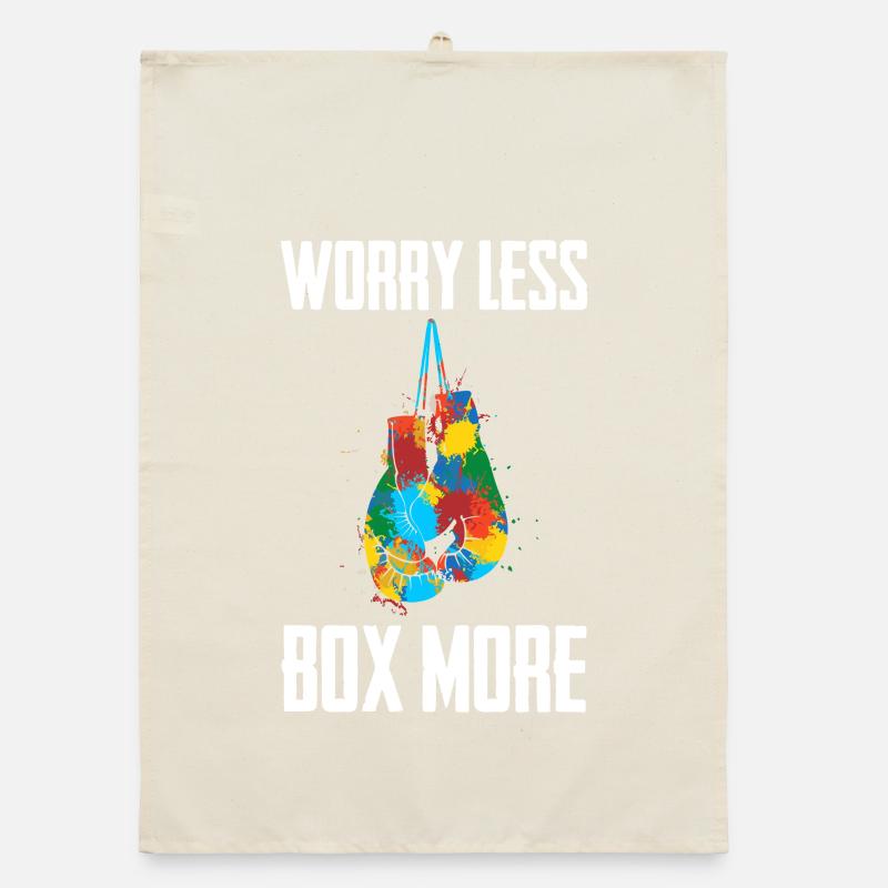 Box More Worry Less Splash Organic dish towel