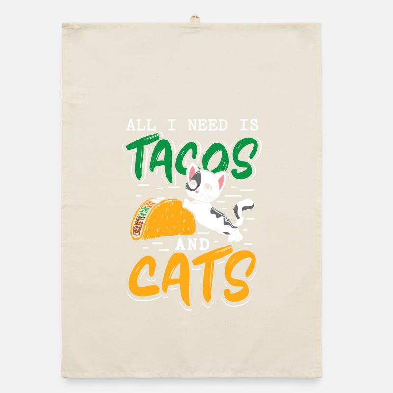 Chat Taco Chat Domestique Propriétaire de Chat Torchon bio