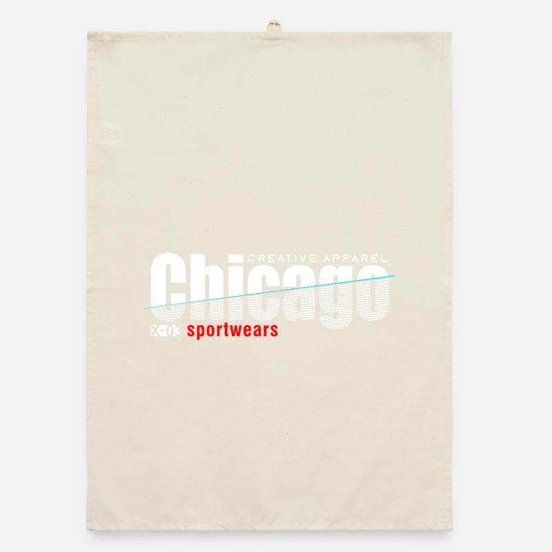 Dynamisches Sportdesign mit moderner Schärfe Organic Geschirrtuch