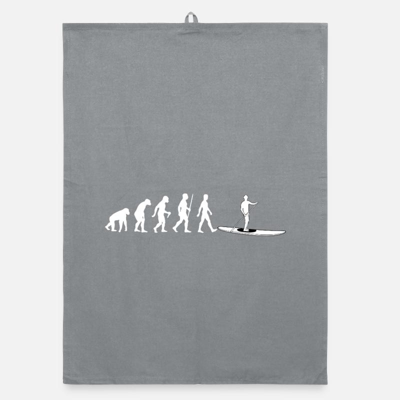 Evolution to Stand-Up Paddleboard Organic dish towel