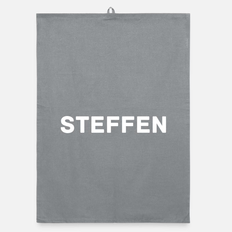 Steffen is your name Original Oldschool 90s Organic dish towel