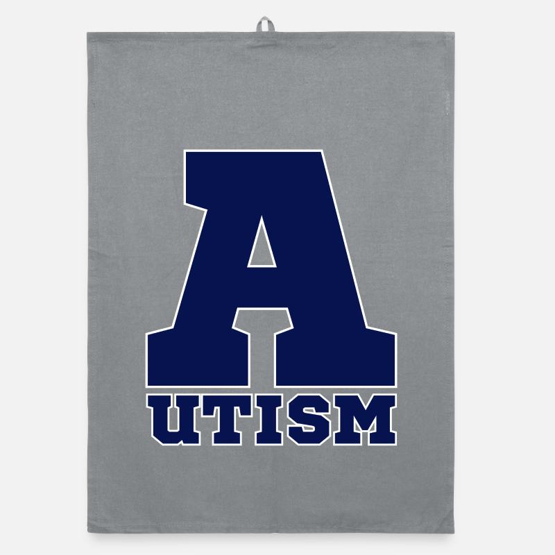 Autisme - Torchon bio - bruyère