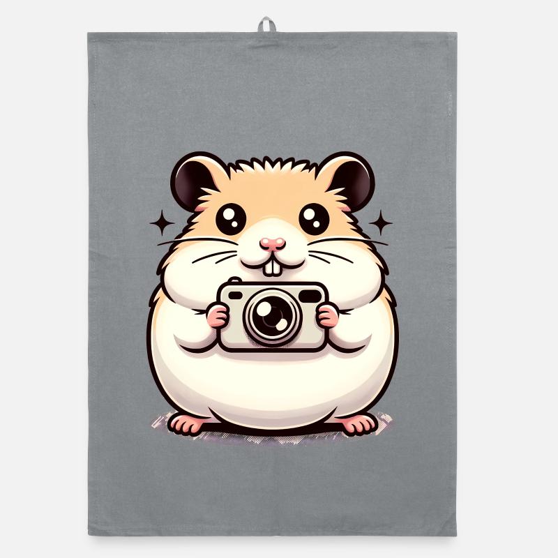 Camera Hamster Organic dish towel
