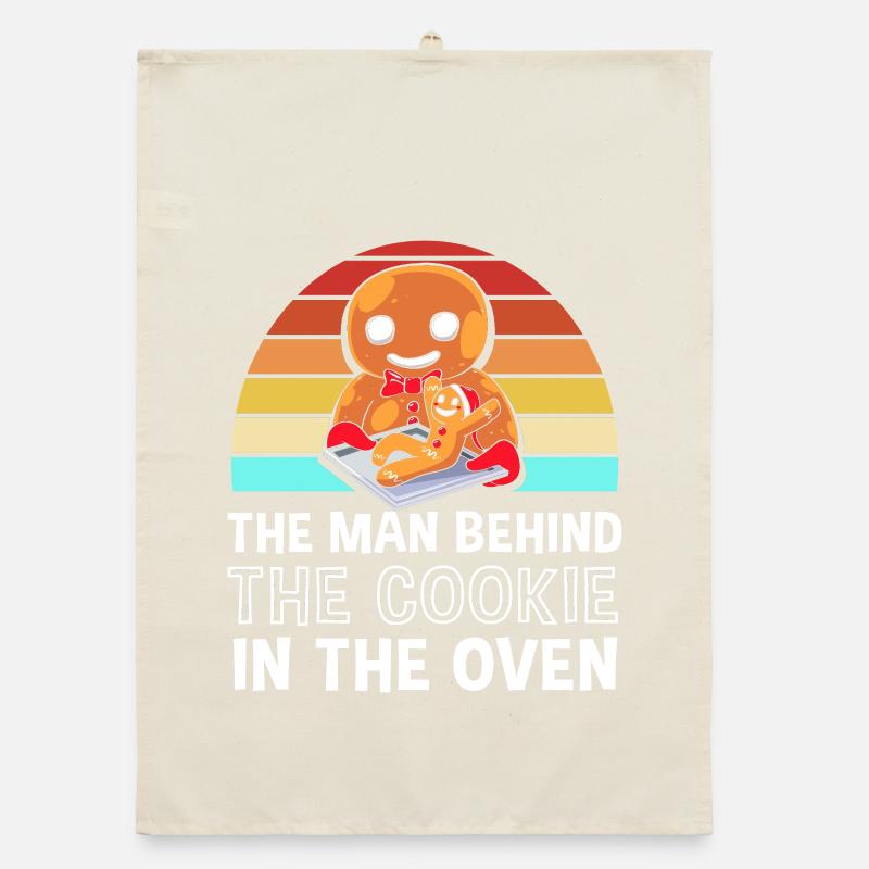 Werdender Papa werdende Väter Organic Geschirrtuch