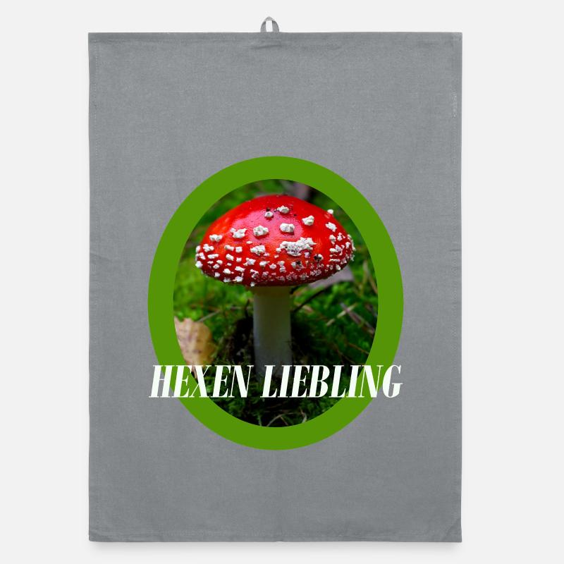 Toadstool Design Organic dish towel