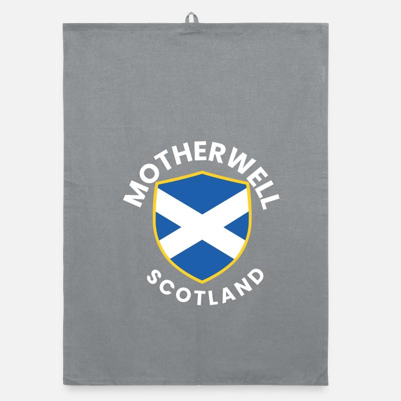 Scottish Shield Saltire Organic Geschirrtuch