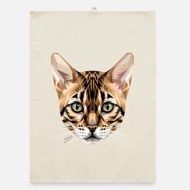 Bengal Katze Leopard Cat Leopardette Bengal Katzen Organic Geschirrtuch