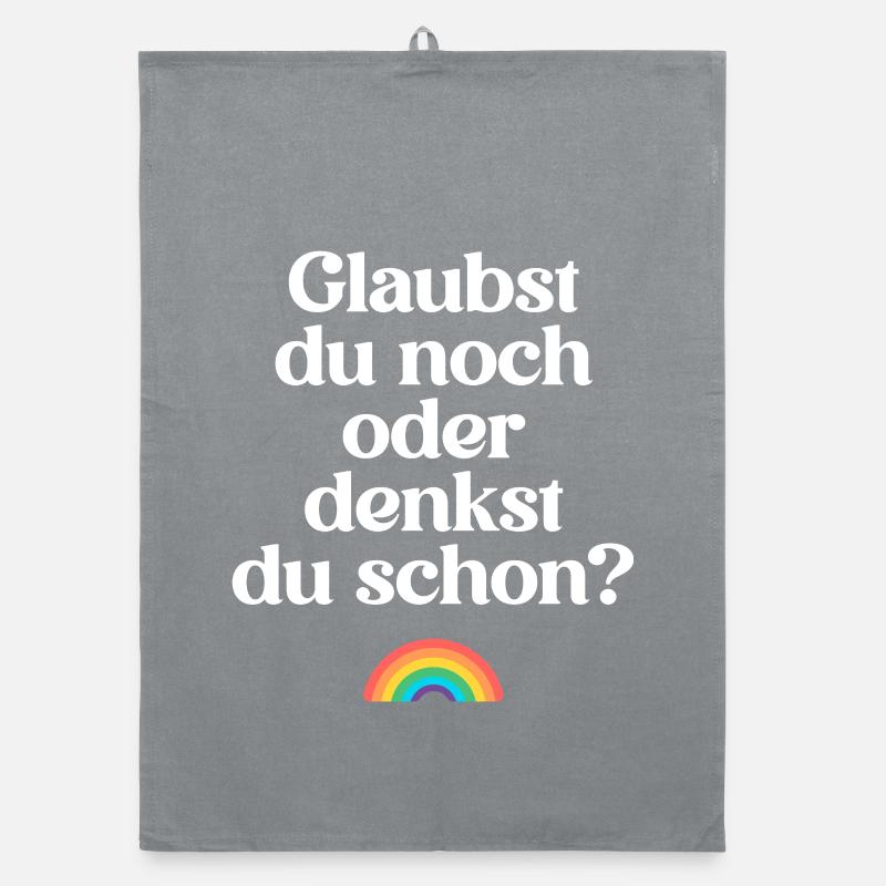 Atheists: Do you still believe or do you already think? Organic dish towel