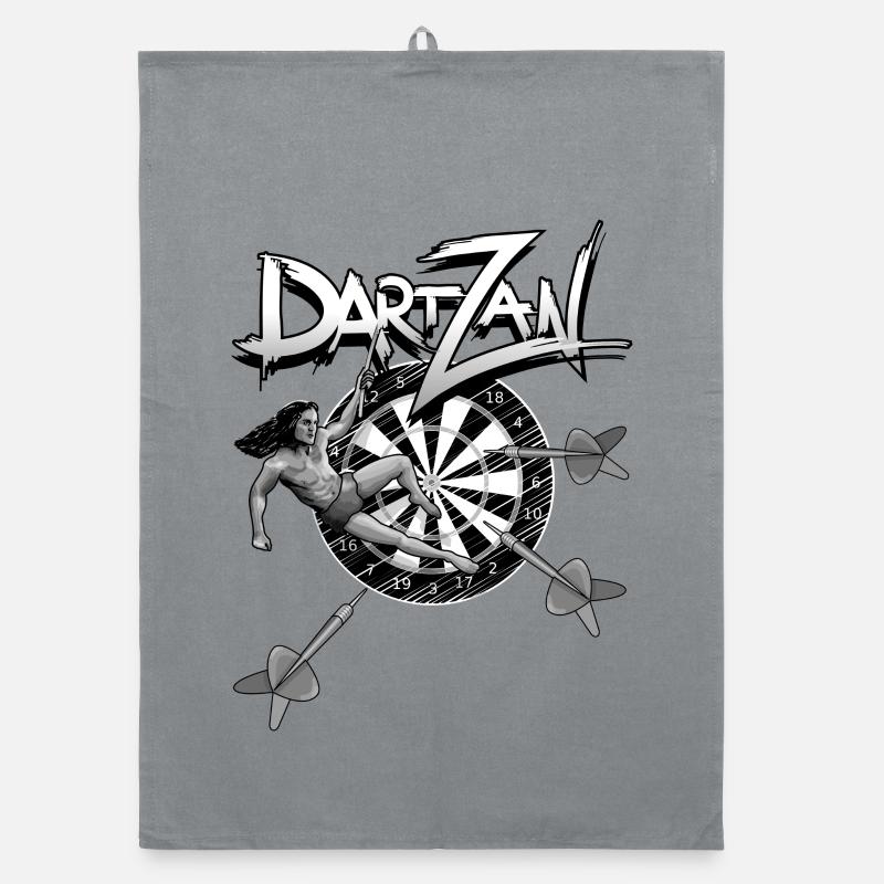 Dart mit Darzan Organic Geschirrtuch