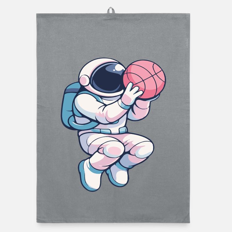 Astro Hoops: Lunar Dunk Organic Geschirrtuch