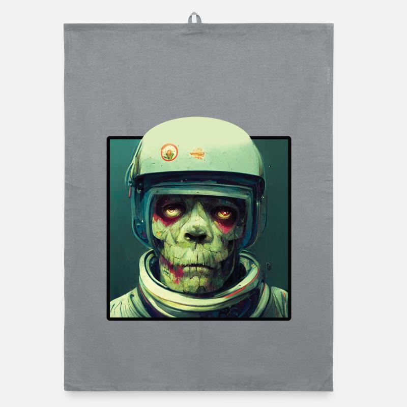 Zombie Astronaut Organic Geschirrtuch