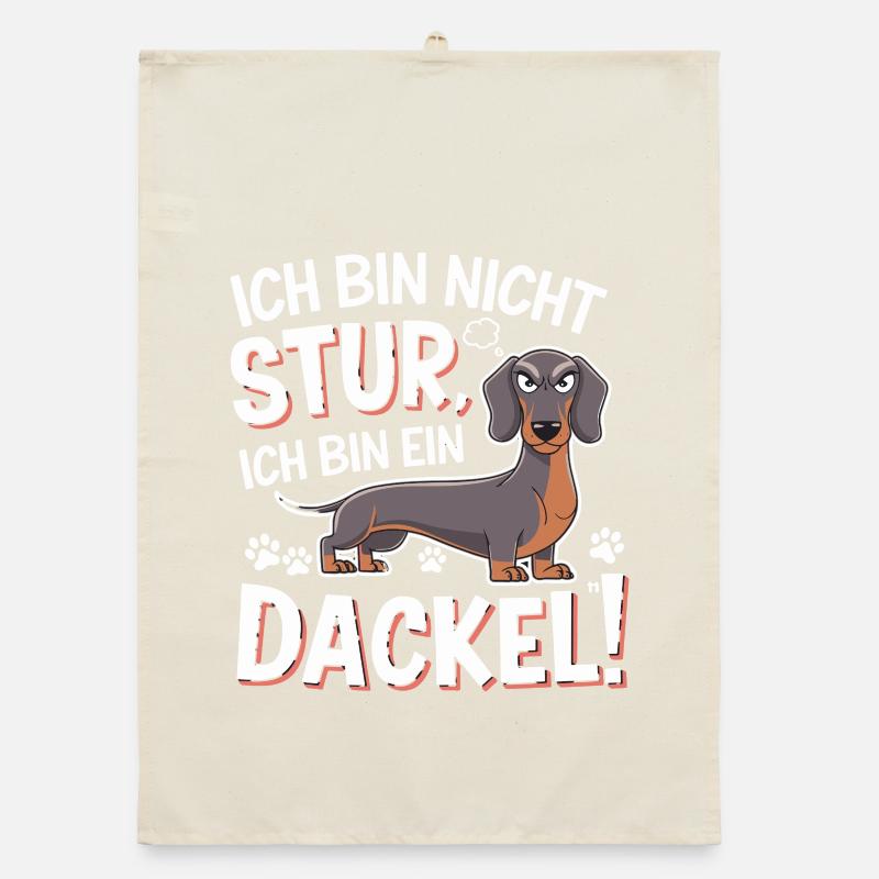  Ich Bin Nicht Stur Ich Bin Ein Dackel Lustiger Organic Geschirrtuch