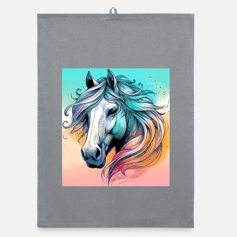 Pferd Organic Geschirrtuch