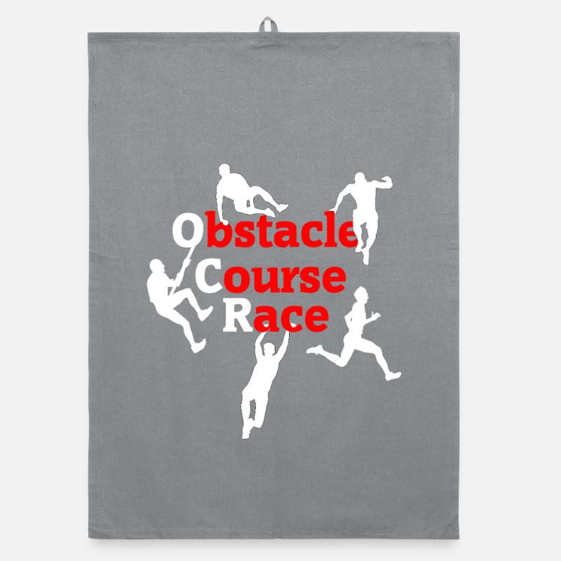 OCR Chaos – Obstacle Action Design Organic dish towel